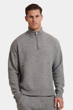 THE SAVONA QUARTER ZIP SWEATER