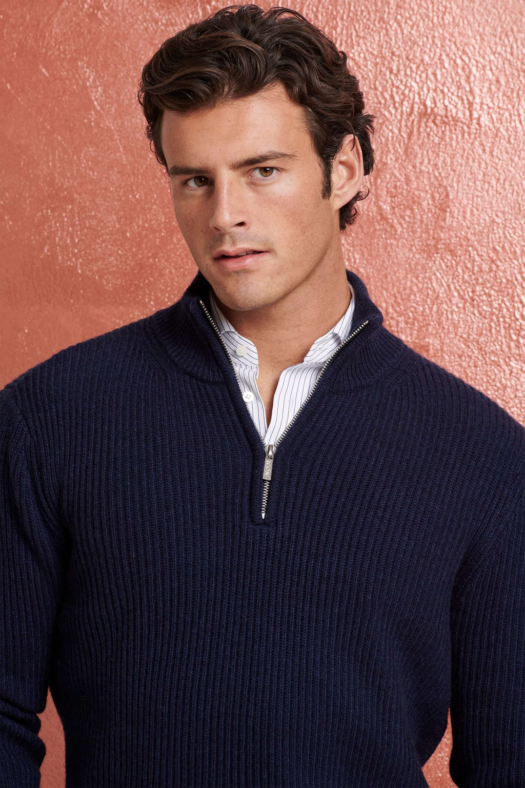 THE VICO QUARTER ZIP SWEATER