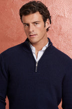 THE VICO QUARTER ZIP SWEATER