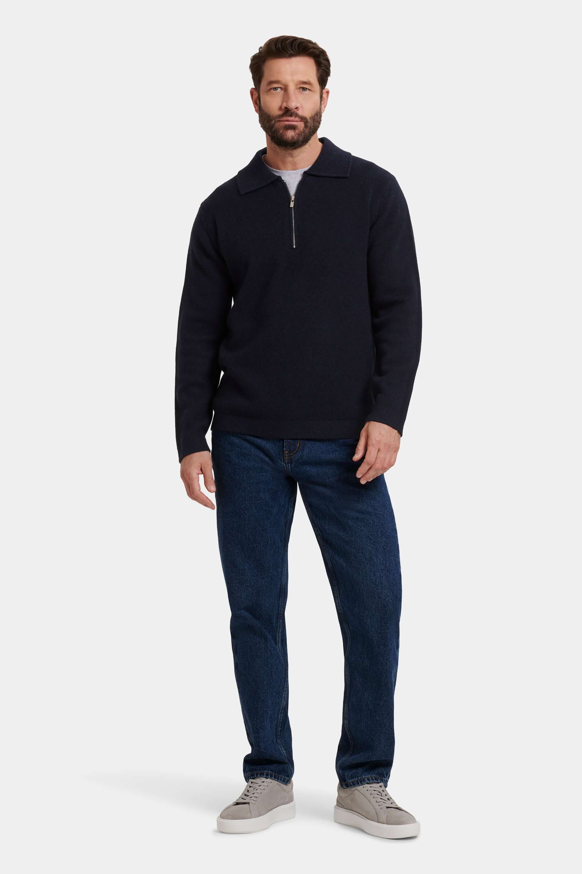 THE COMPONE QUARTER ZIP POLO