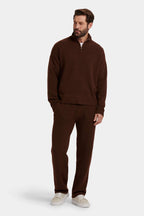 THE SAVONA QUARTER ZIP SWEATER