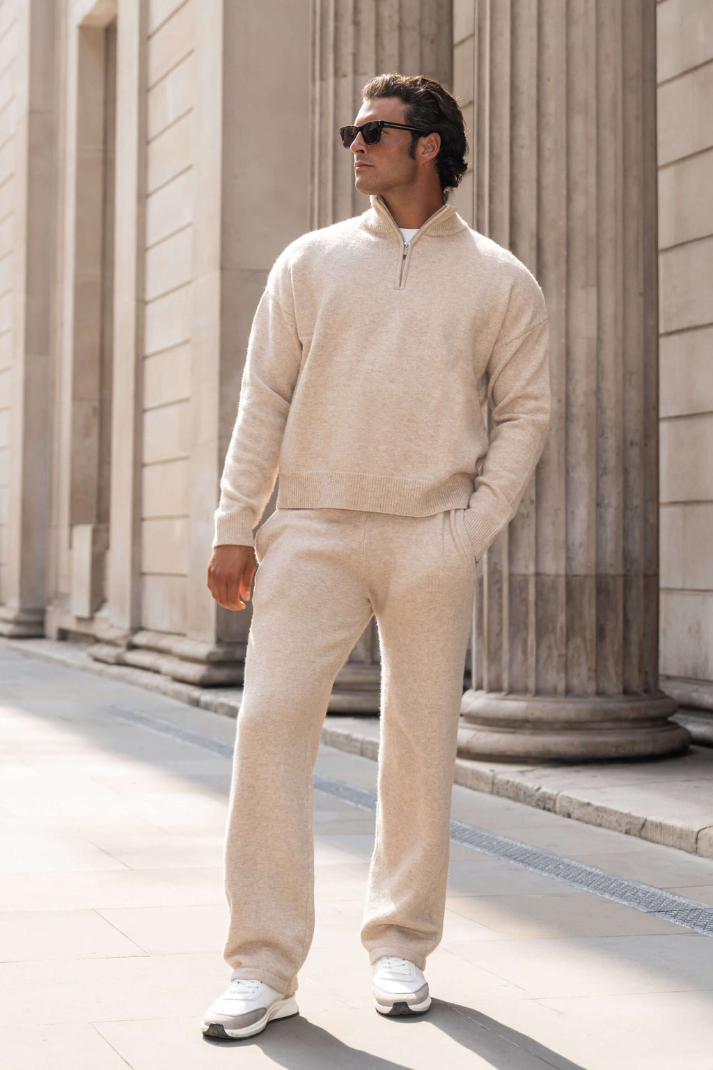 THE SAVONA QUARTER ZIP SWEATER