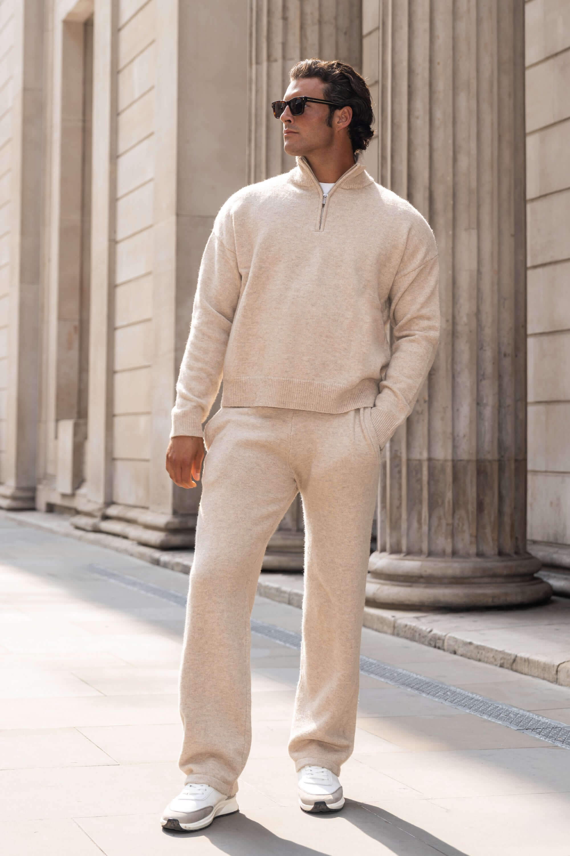 THE SAVONA QUARTER ZIP SWEATER