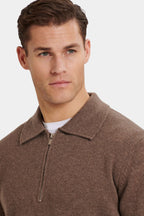 THE COMPONE QUARTER ZIP POLO
