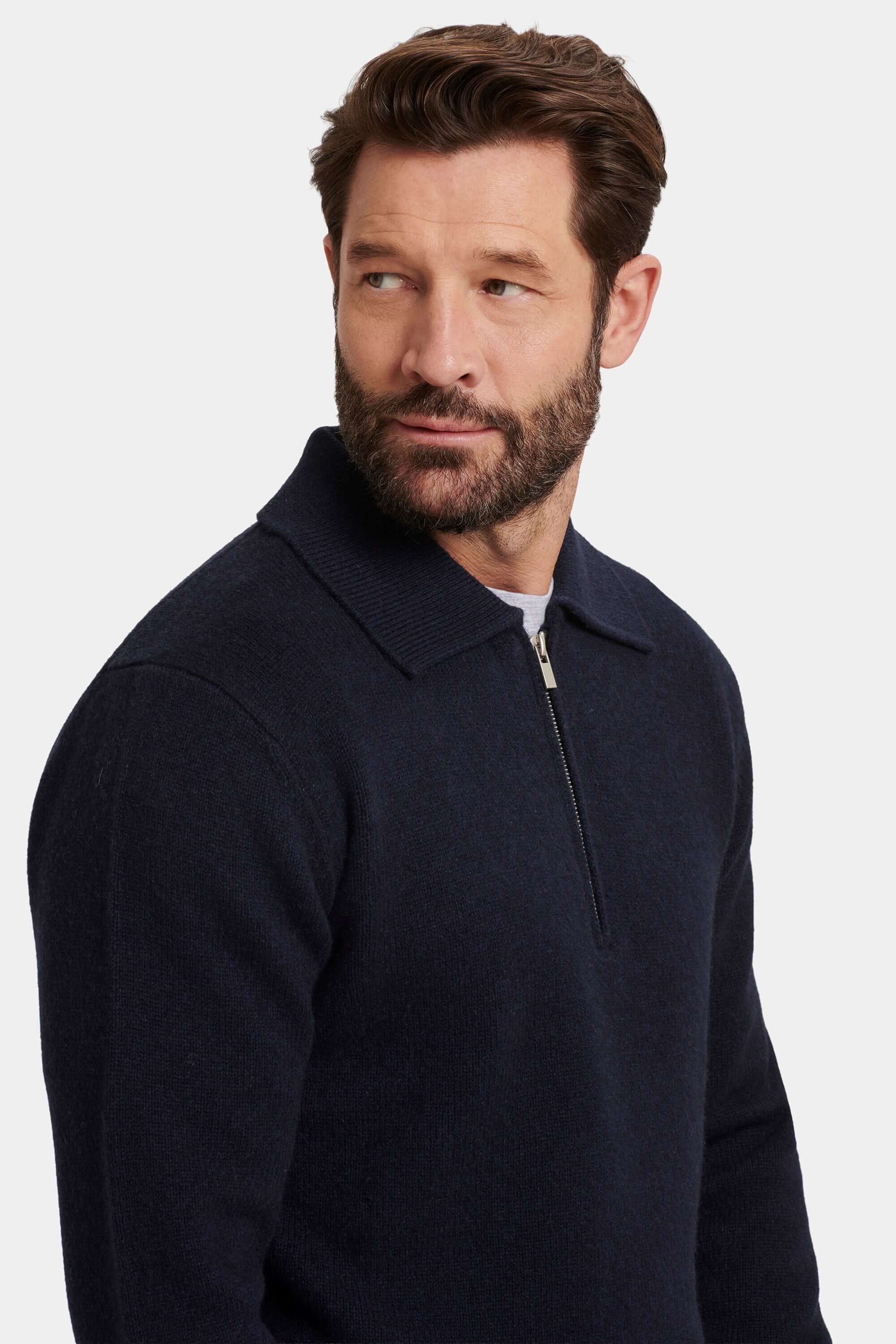 THE COMPONE QUARTER ZIP POLO