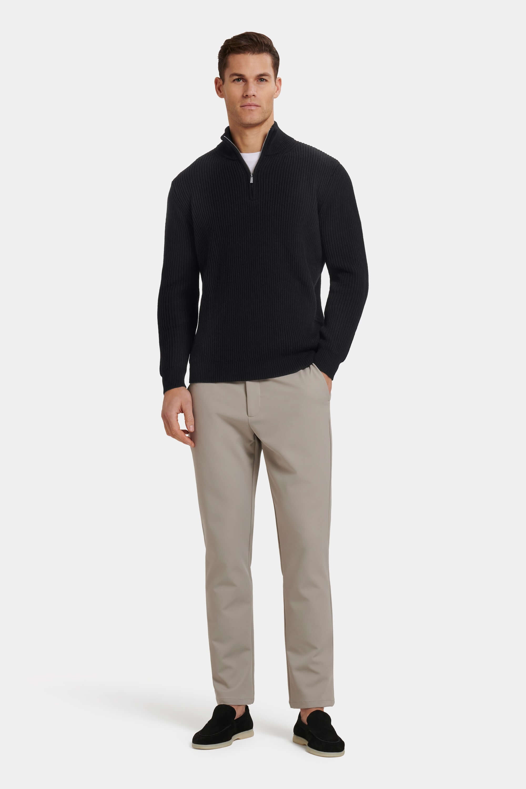THE VICO QUARTER ZIP SWEATER