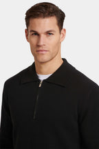THE COMPONE QUARTER ZIP POLO