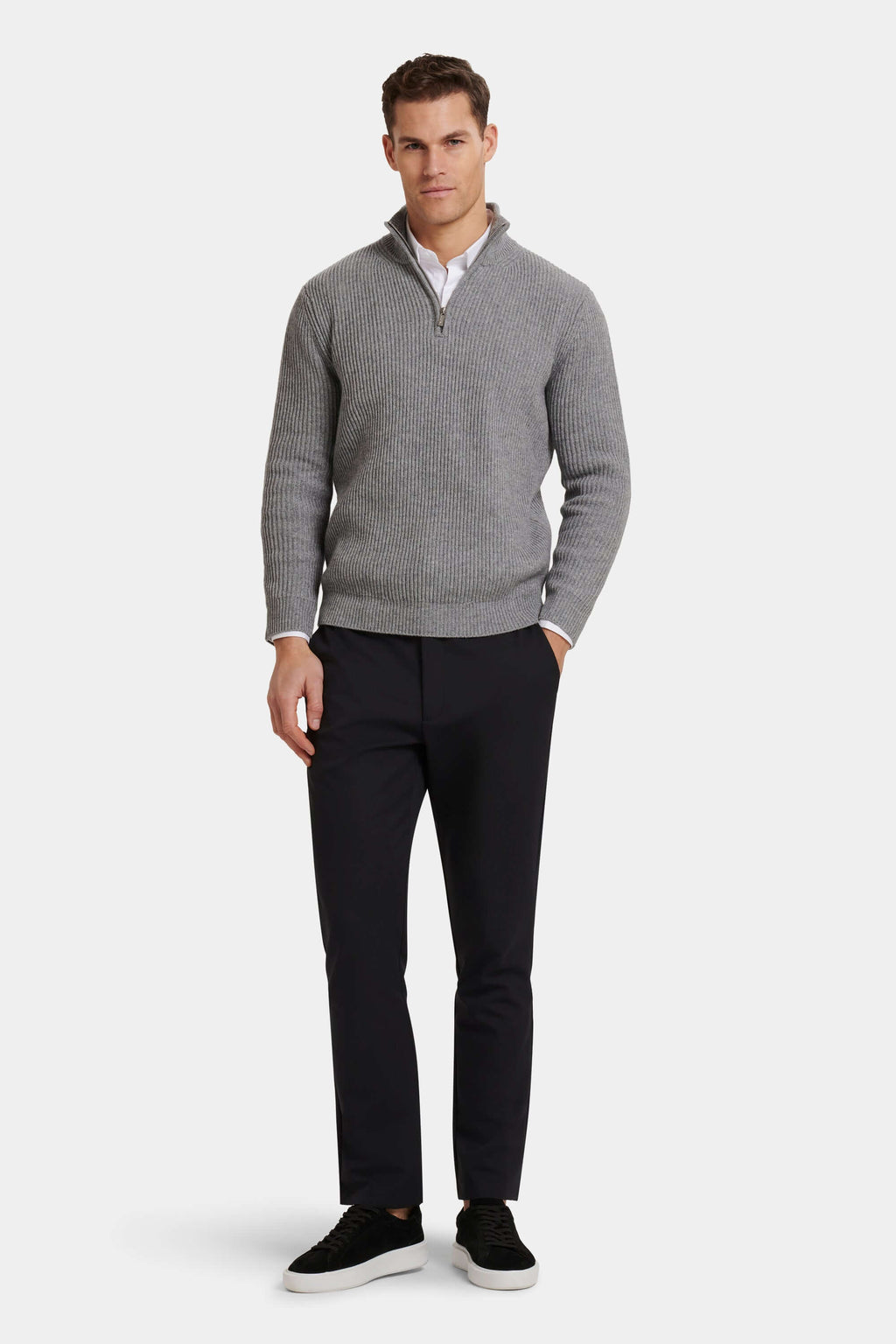 THE VICO QUARTER ZIP SWEATER
