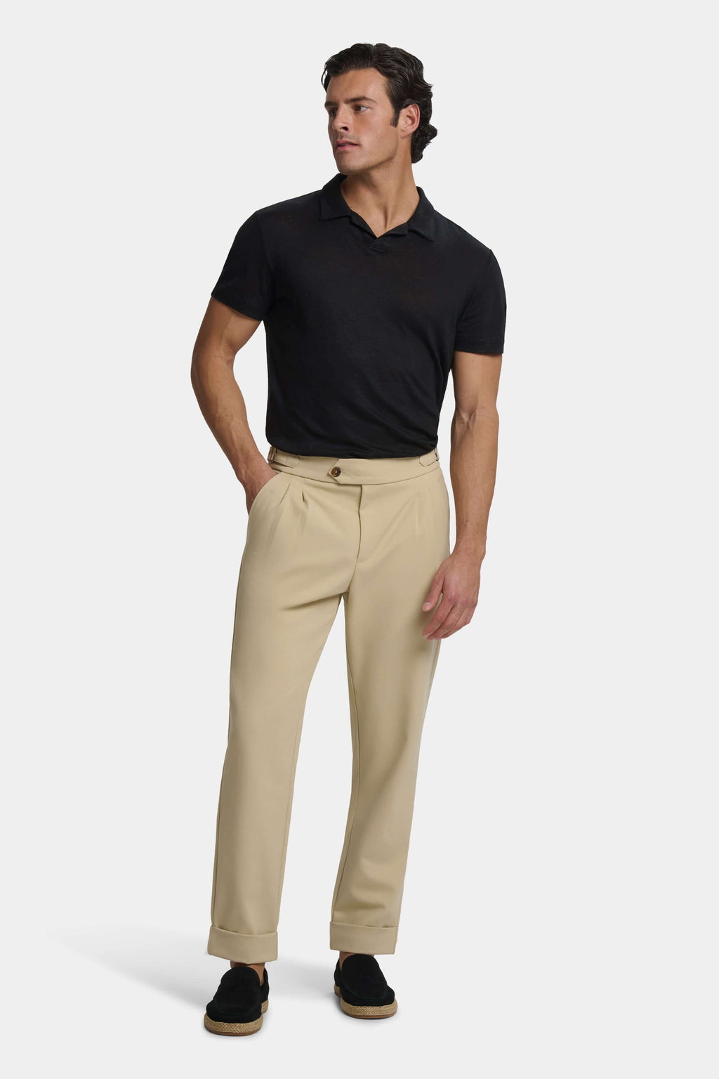 THE CLASSIC LINEN SLIM POLO