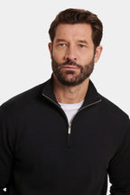 THE SANTONI QUARTER ZIP SWEATER