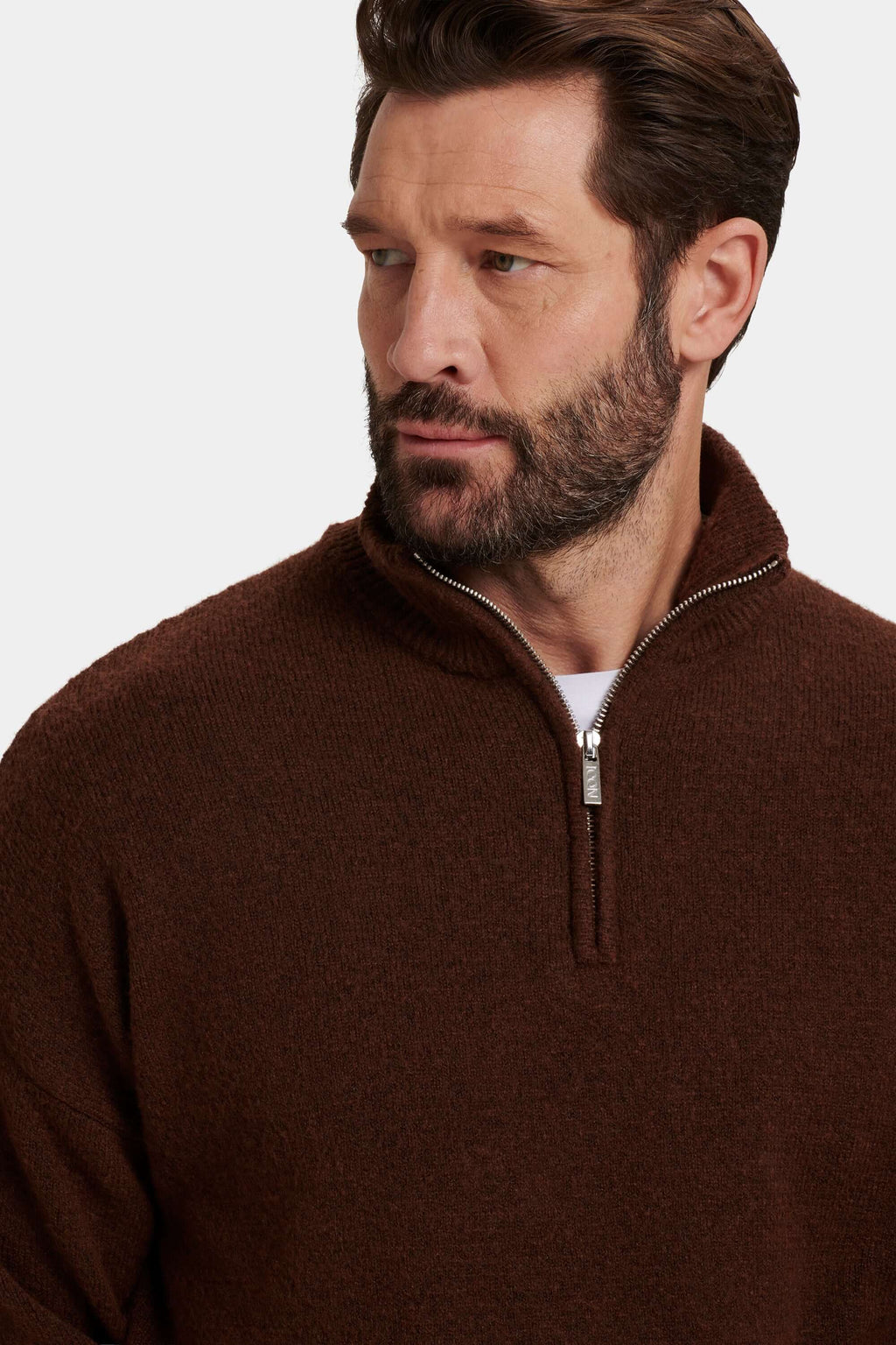 THE SAVONA QUARTER ZIP SWEATER
