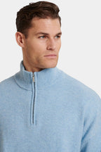 THE SAVONA QUARTER ZIP SWEATER