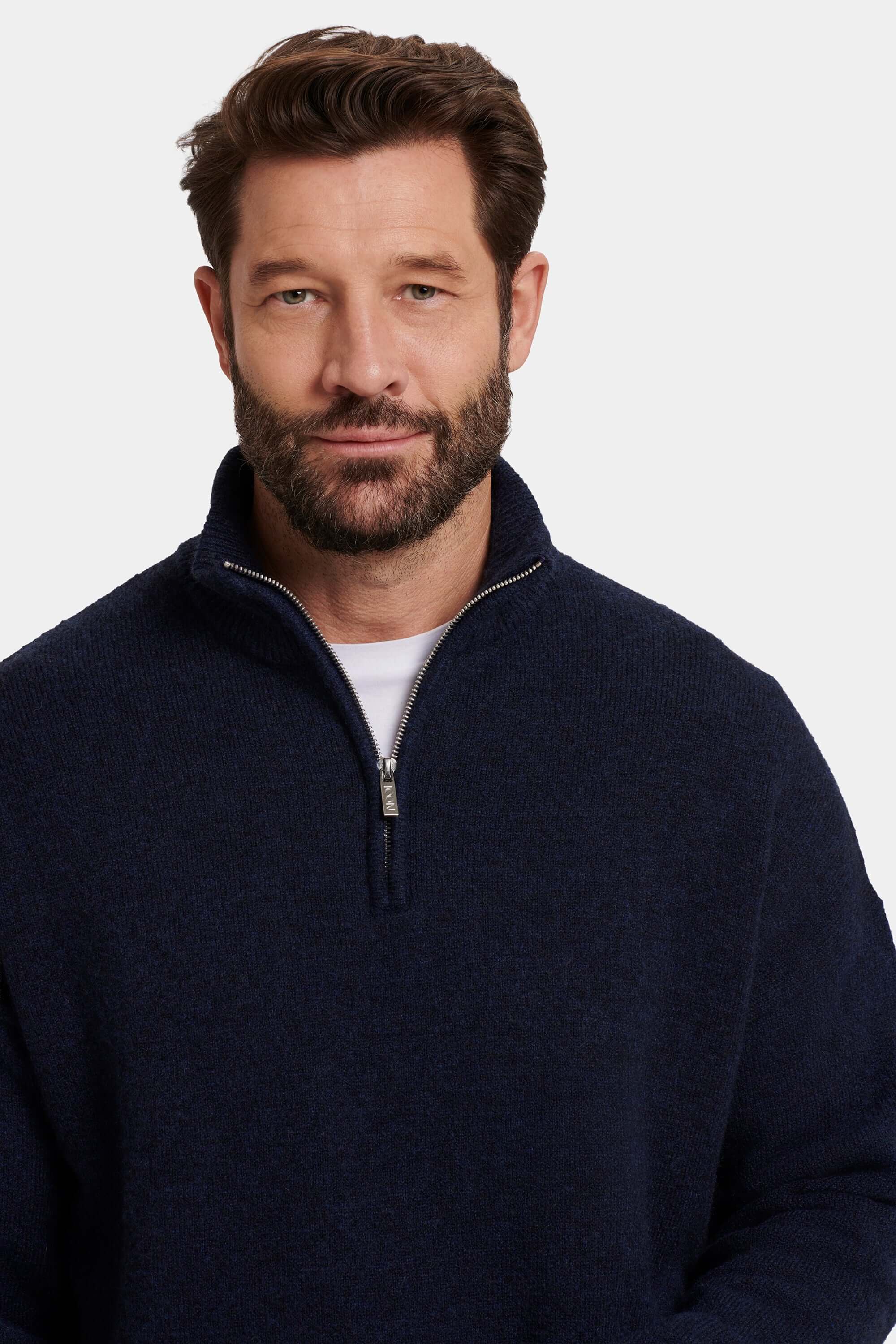 THE SAVONA QUARTER ZIP SWEATER