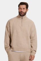 THE SAVONA QUARTER ZIP SWEATER