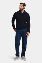 THE COMPONE QUARTER ZIP POLO