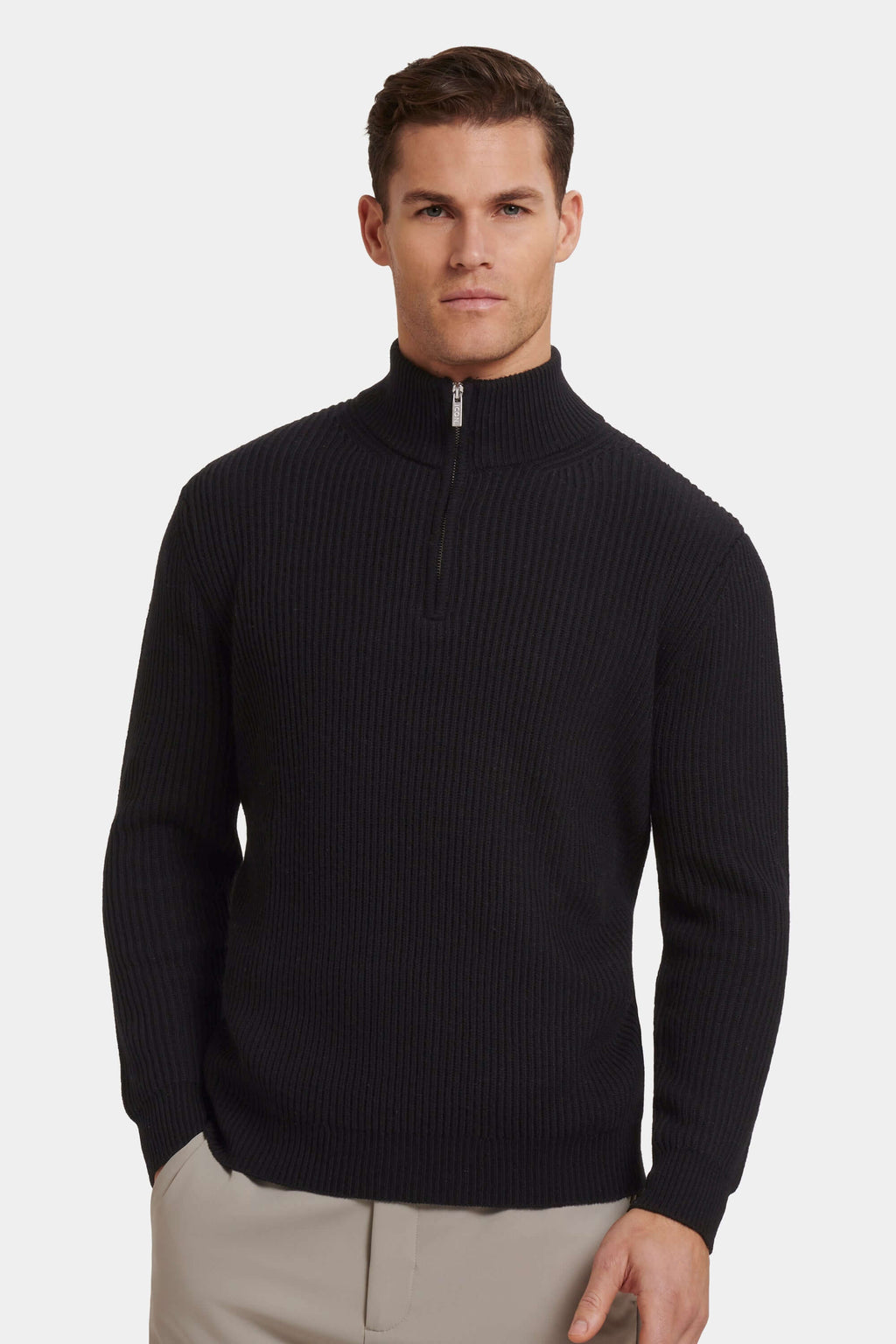 THE VICO QUARTER ZIP SWEATER