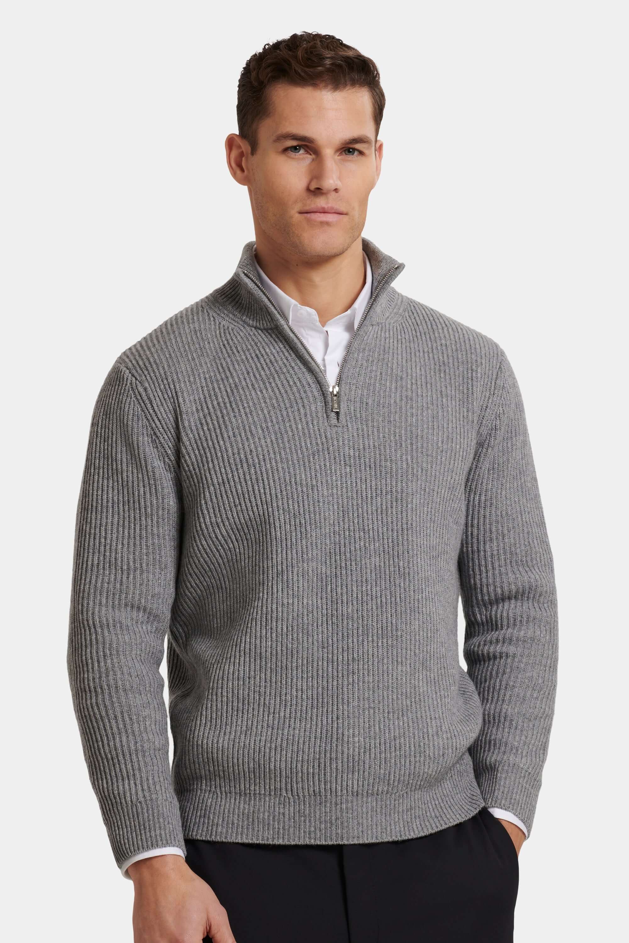 THE VICO QUARTER ZIP SWEATER