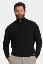 THE SANTONI QUARTER ZIP SWEATER