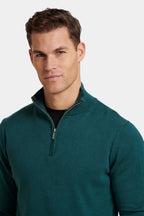 THE SANTONI QUARTER ZIP SWEATER