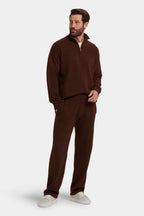 THE SAVONA QUARTER ZIP SWEATER