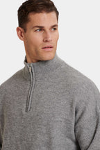 THE SAVONA QUARTER ZIP SWEATER