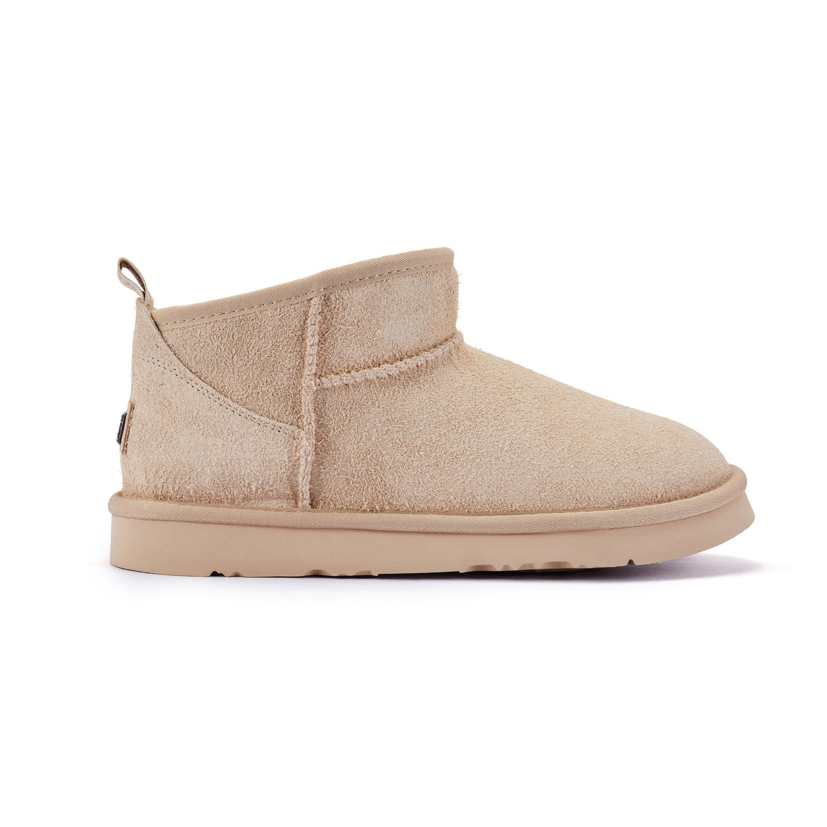 COSY ULTRA SHORT BOOTS ALMOND