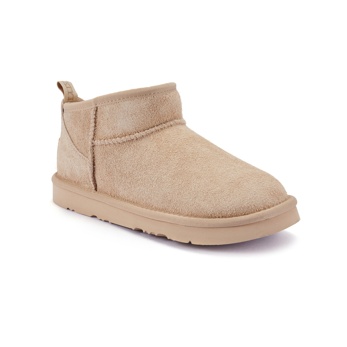 COSY ULTRA SHORT BOOTS ALMOND