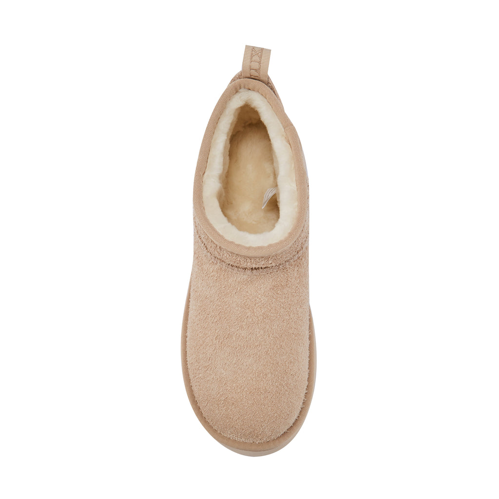 COSY ULTRA SHORT PLATFOAM BOOTS ALMOND