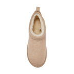 COSY ULTRA SHORT PLATFOAM BOOTS ALMOND
