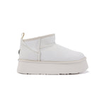 COSY ULTRA SHORT PLATFOAM BOOTS CREAM