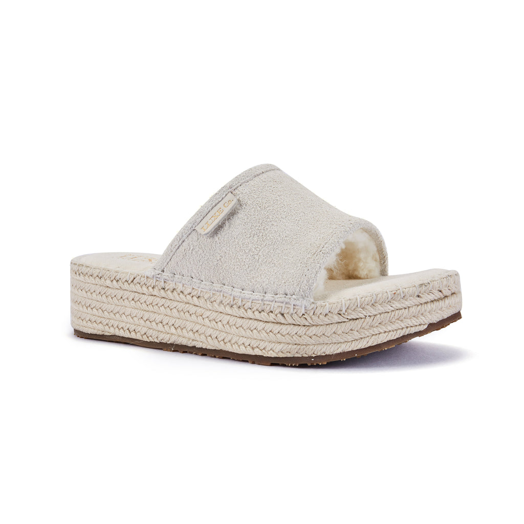 MOJAVI ESPADRILLE SANDALS CREAM