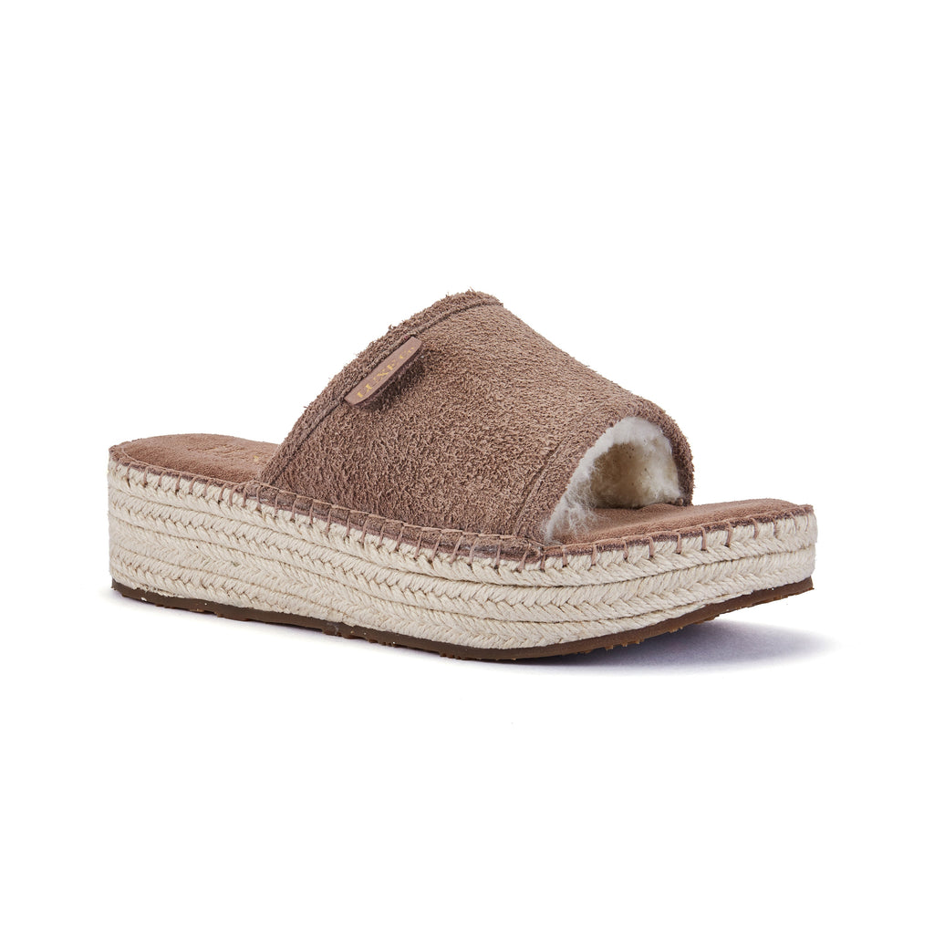 MOJAVI ESPADRILLE SANDALS MUSHROOM