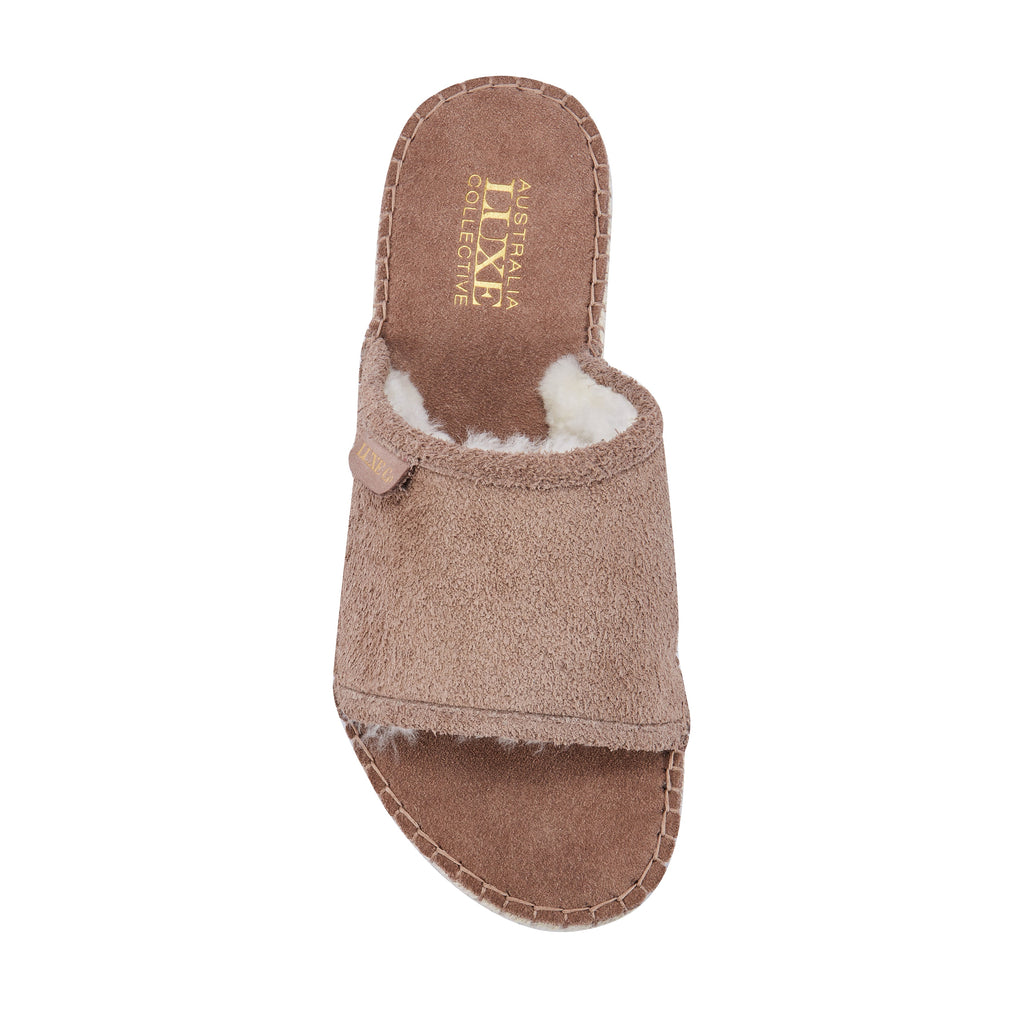 MOJAVI ESPADRILLE SANDALS MUSHROOM