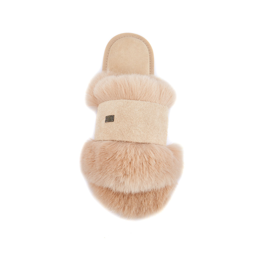 MUCHAS LUXE SLIPPERS ALMOND