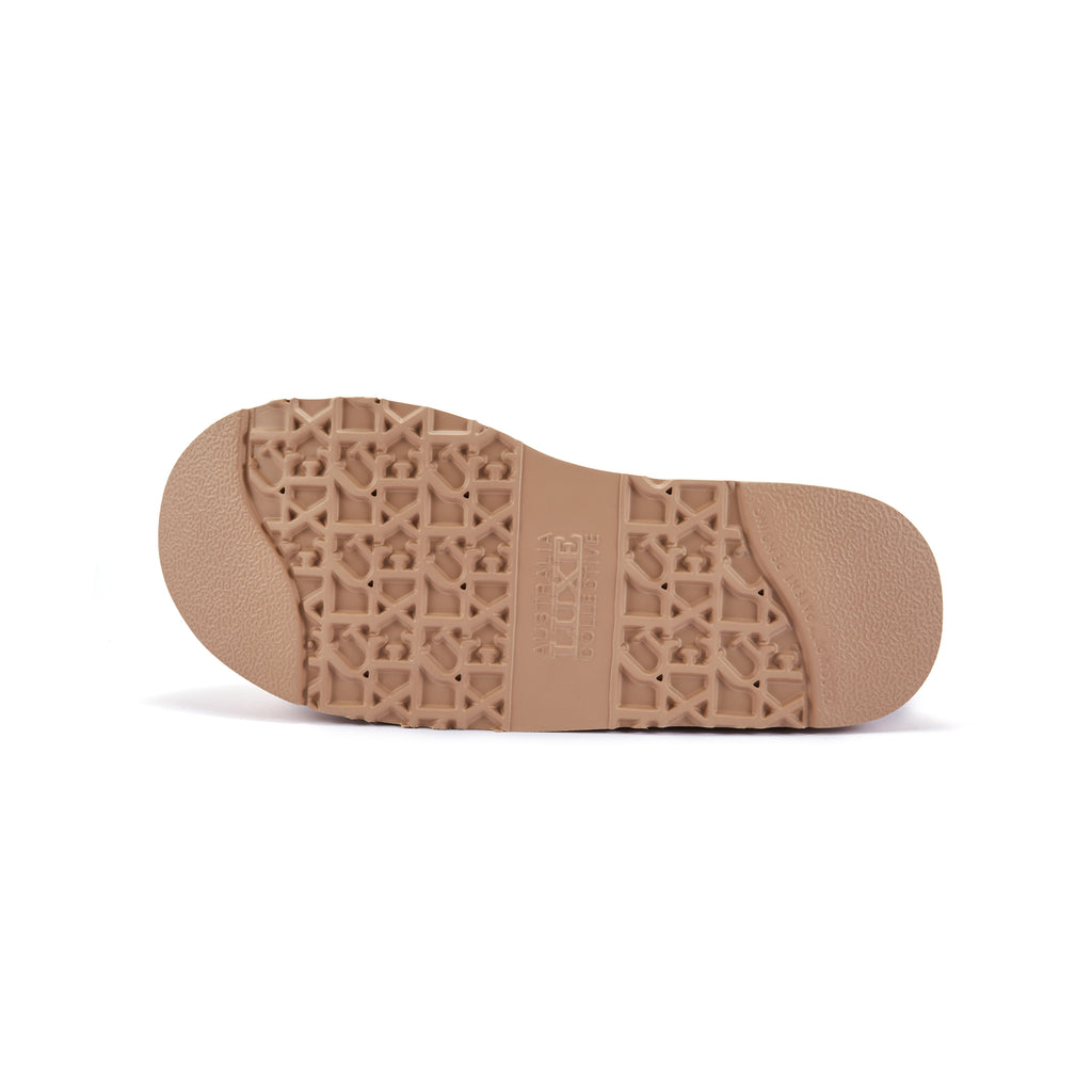 OUTBACK PLATFOAM SHOES HAPPI TRIM ALMOND