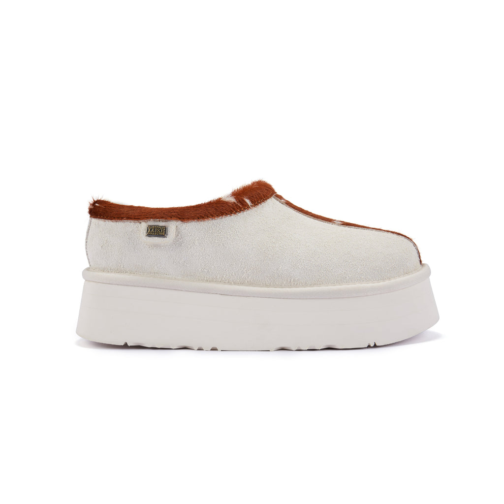 OUTBACK PLATFOAM SHOES BAMBI TRIM CREAM