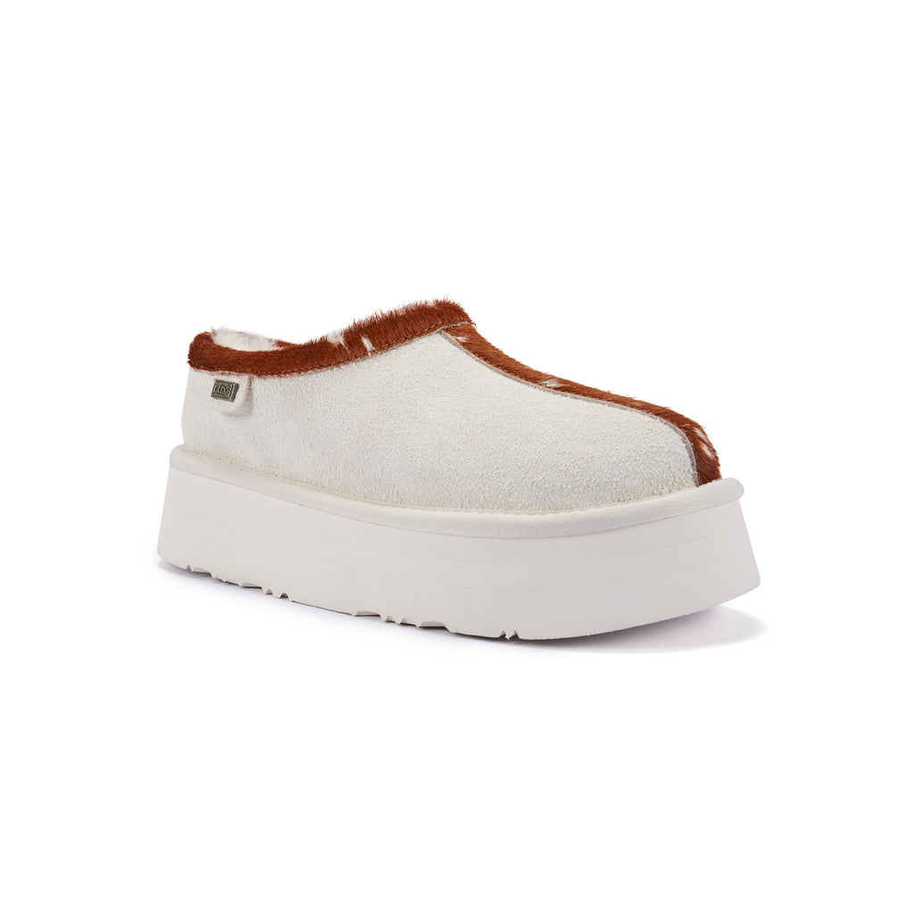 OUTBACK PLATFOAM SHOES BAMBI TRIM CREAM