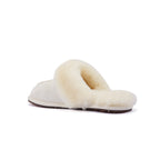 CLOSED MULE SLIPPERS CREAM