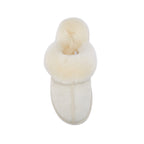 CLOSED MULE SLIPPERS CREAM