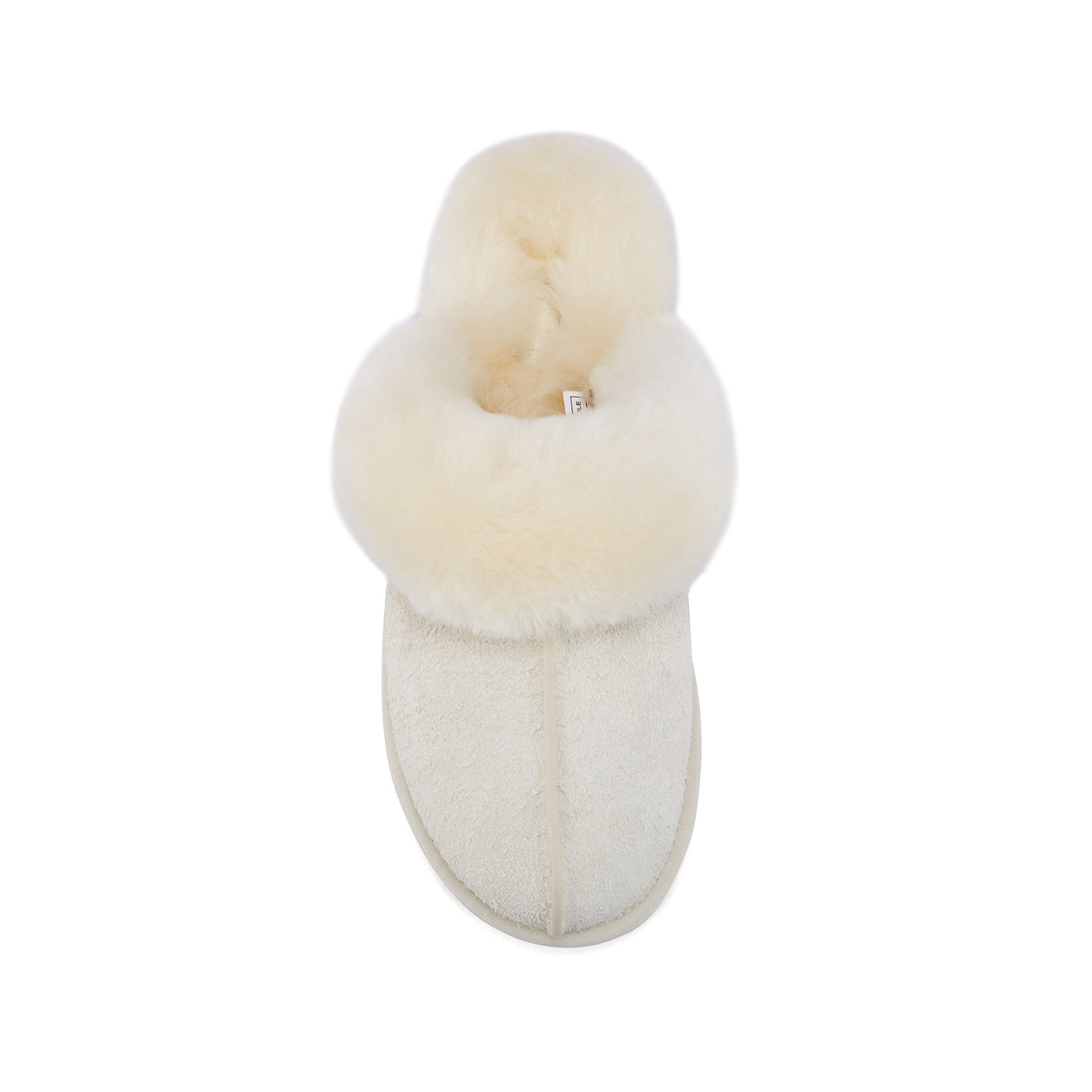 CLOSED MULE SLIPPERS CREAM