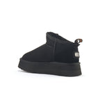 COSY ULTRA SHORT PLATFOAM BOOTS BLACK