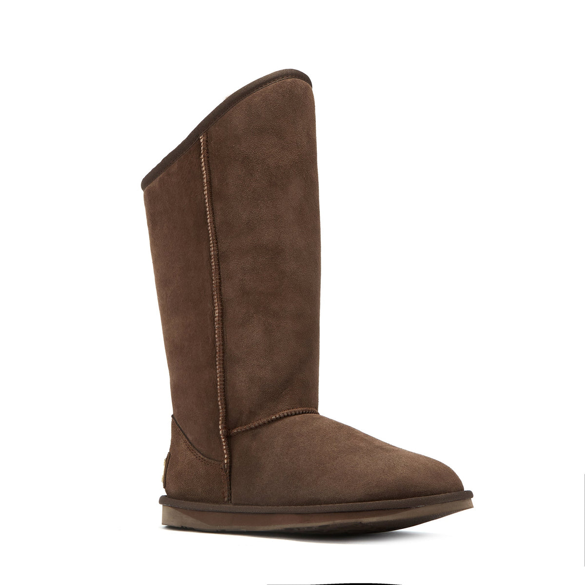 COSY TALL BOOTS BURNT