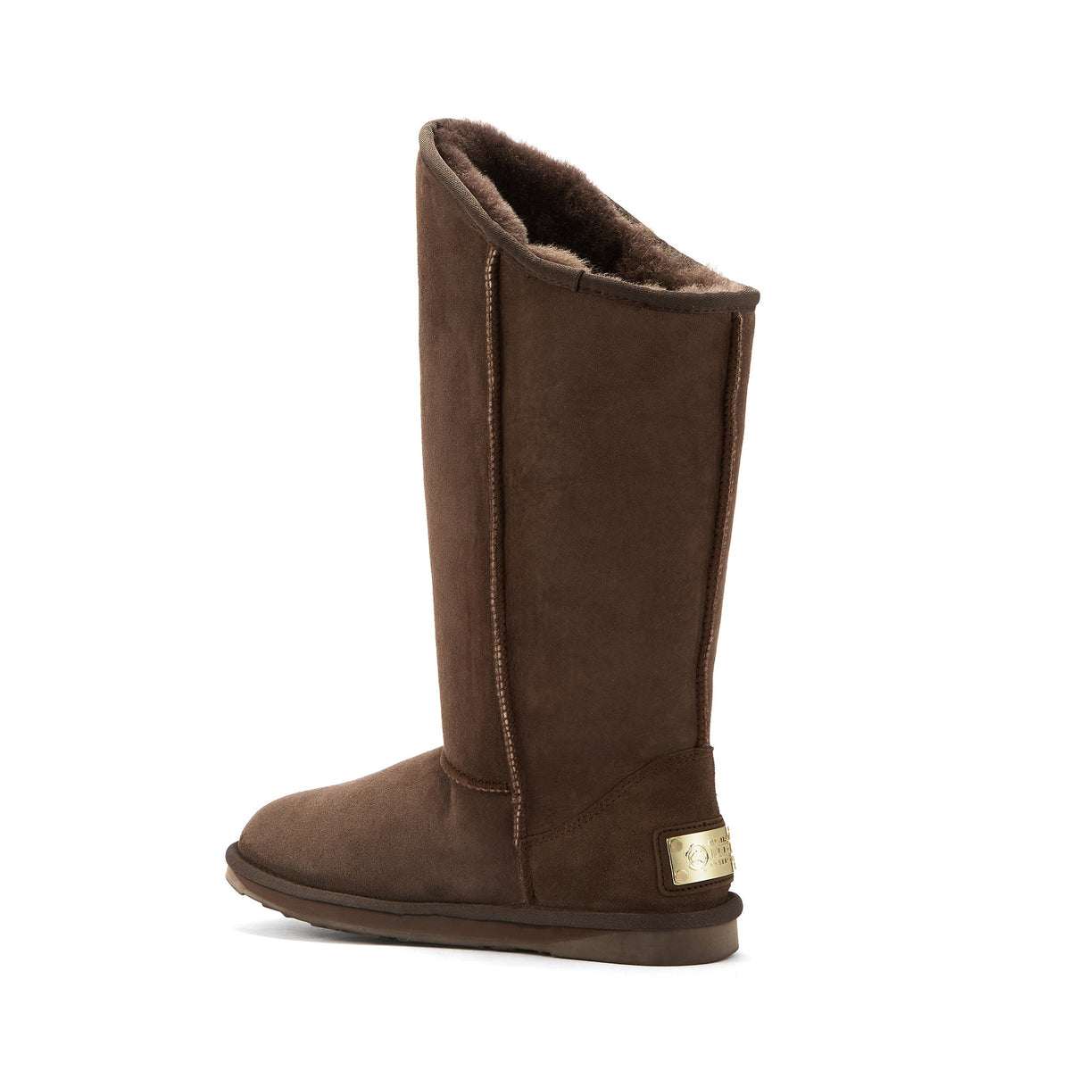 COSY TALL BOOTS BURNT