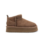 COSY ULTRA SHORT PLATFOAM BOOTS CLAY