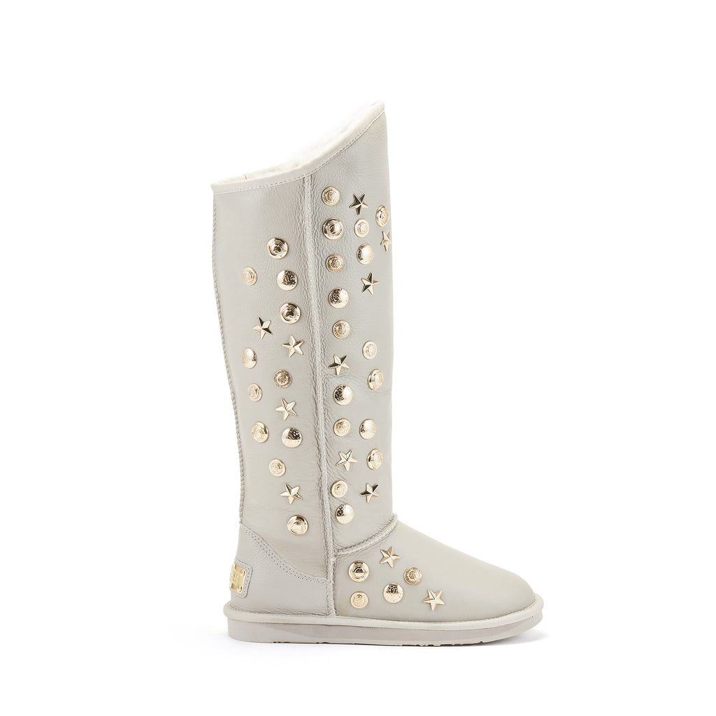 ANGEL TALL BOOTS ICE GRAY
