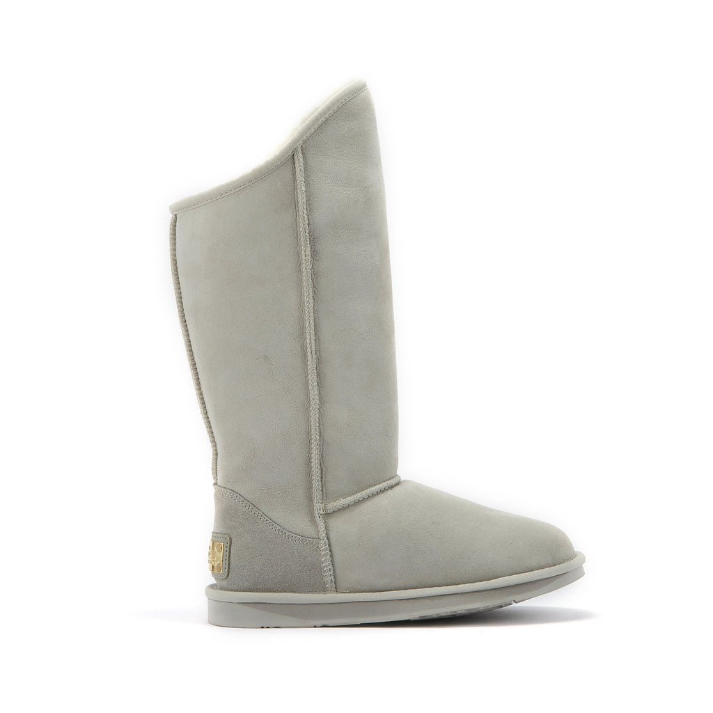 COSY TALL BOOTS ICE GRAY