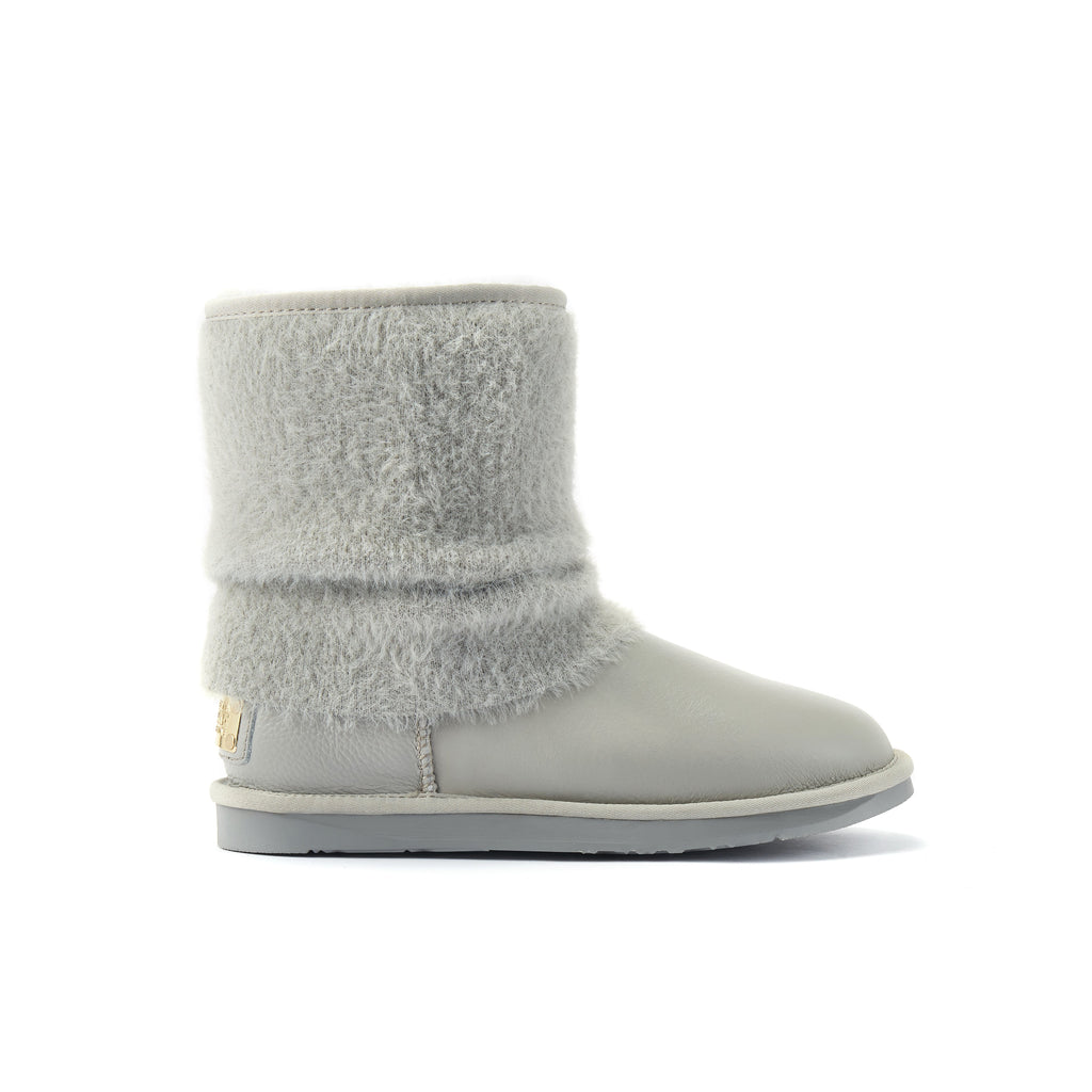 FAME SHORT BOOTS ICE GRAY