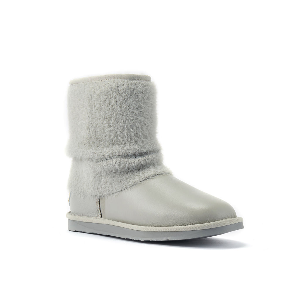 FAME SHORT BOOTS ICE GRAY