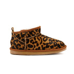 COSY ULTRA SHORT BOOTS LEOPARD