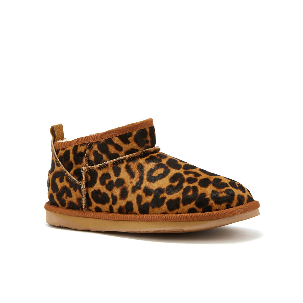 COSY ULTRA SHORT BOOTS LEOPARD